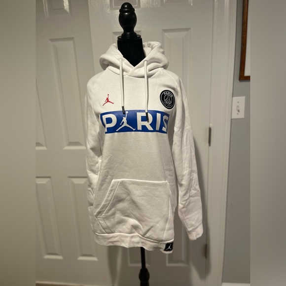 jordan paris hoodie white